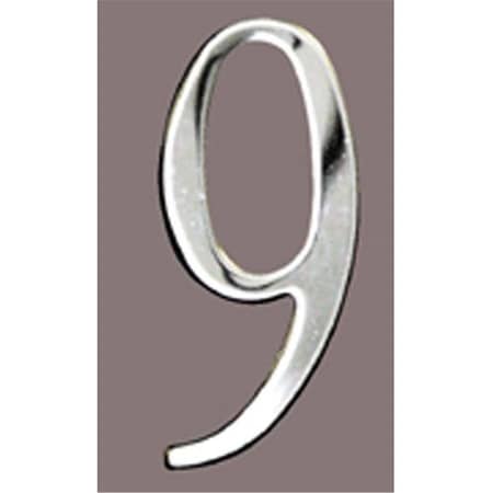 Mailbox Accessories Stnls Steel Address Numbers Size - 3 Number - 9-Stainless Steel SS3-Number 9